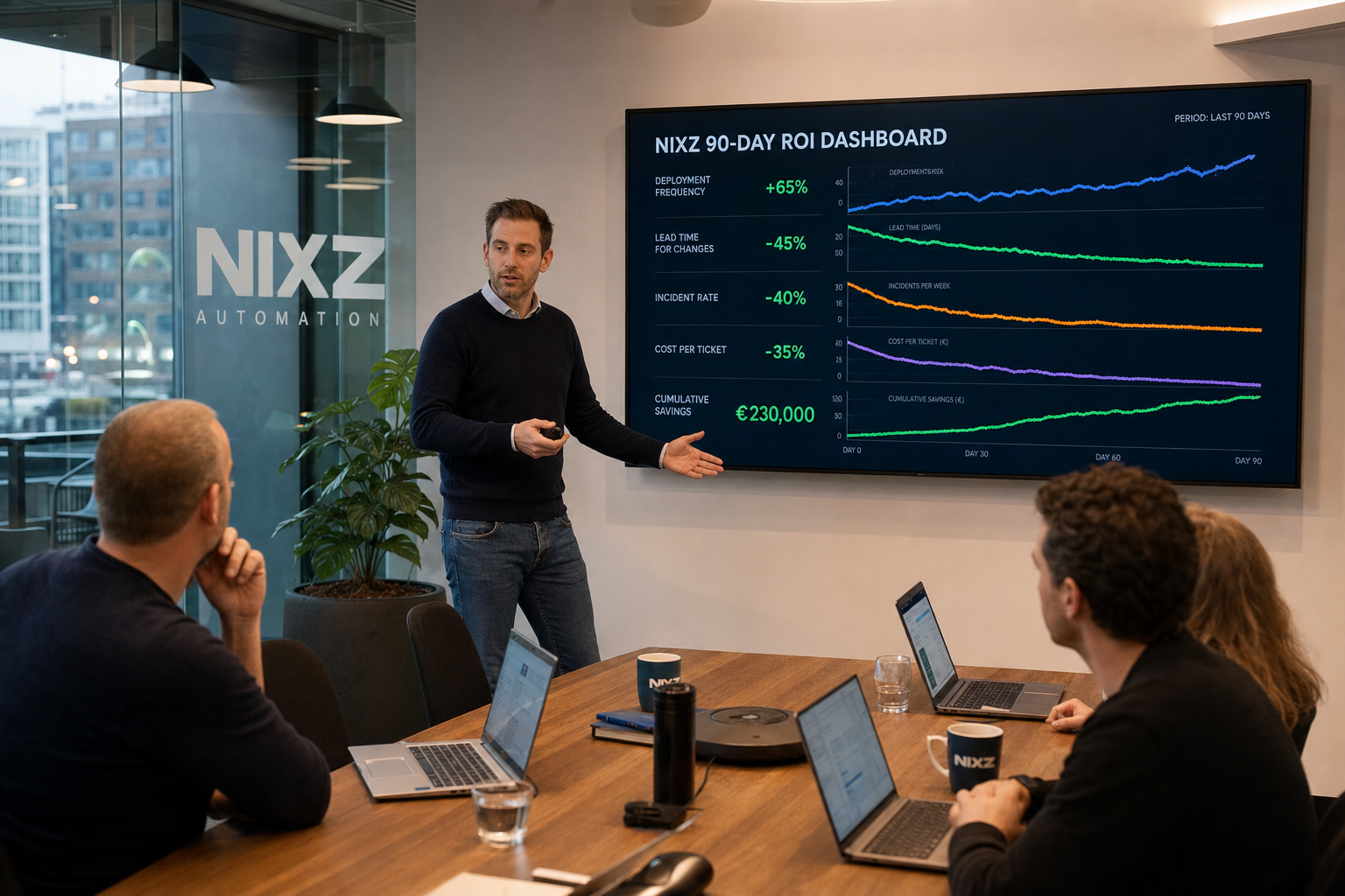 KPI dashboard voor IT-automatisering